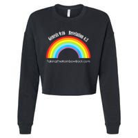 Revelation Taking The Rainbow Back Cropped Pullover Crew