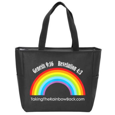 Revelation Taking The Rainbow Back Zip Tote Bag