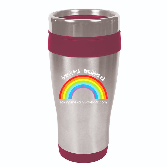 Revelation Taking The Rainbow Back 16oz Travel Tumbler