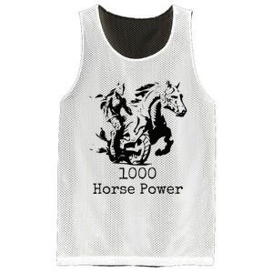 Ride the Thunder 1000 Horse Power funny racing Mesh Reversible Basketball Jersey Tank