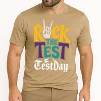 Rock The Test Testing Day Hand Skeleton Teacher Student Performance Shirt