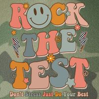 Rock The Test Dont Stress Just Do Your Best Teacher Retro Legacy Tie Dye Trucker Hat