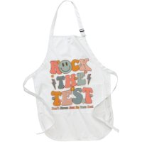 Rock The Test Dont Stress Just Do Your Best Teacher Retro Apron