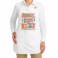 Rock The Test Dont Stress Just Do Your Best Teacher Retro Apron