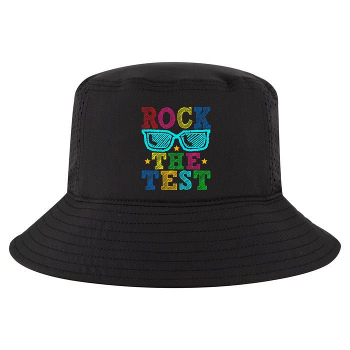 Rock The Test Testing Day Teacher Cool Comfort Performance Bucket Hat