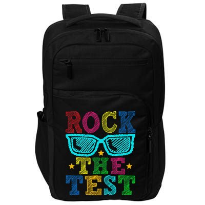 Rock The Test Testing Day Teacher Impact Tech Backpack