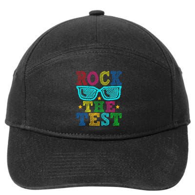 Rock The Test Testing Day Teacher 7-Panel Snapback Hat