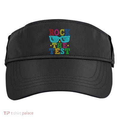 Rock The Test Testing Day Teacher Adult Drive Performance Visor
