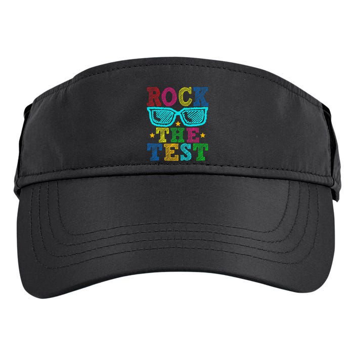 Rock The Test Testing Day Teacher Adult Drive Performance Visor