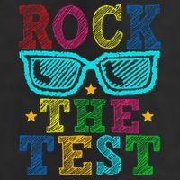 Rock The Test Testing Day Teacher Adult Drive Performance Visor