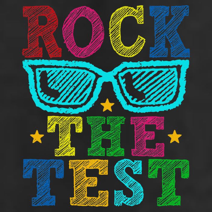 Rock The Test Testing Day Teacher Adult Drive Performance Visor