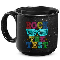 Rock The Test Testing Day Teacher 15oz Campfire Ceramic Mug