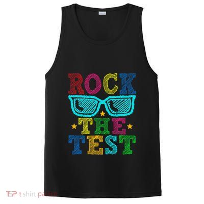 Rock The Test Testing Day Teacher PosiCharge Competitor Tank