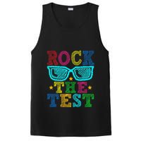 Rock The Test Testing Day Teacher PosiCharge Competitor Tank