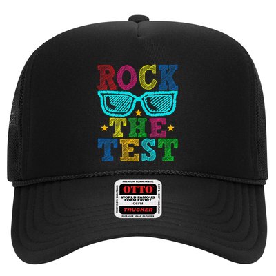 Rock The Test Testing Day Teacher Trucker Hat