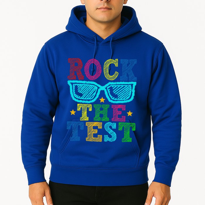 Rock The Test Testing Day Teacher Hoodie