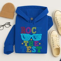 Rock The Test Testing Day Teacher Hoodie