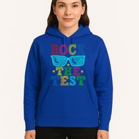Rock The Test Testing Day Teacher Hoodie