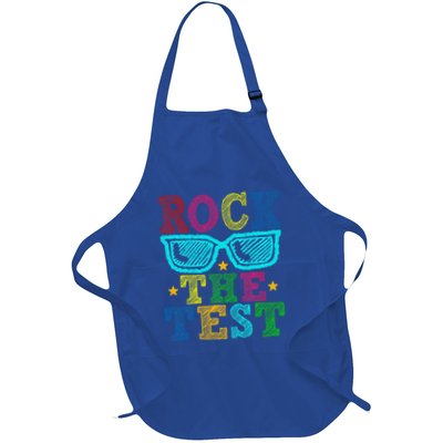 Rock The Test Testing Day Teacher Apron