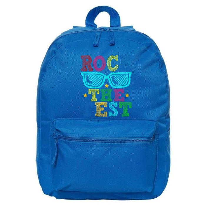 Rock The Test Testing Day Teacher 16 in Basic Backpack