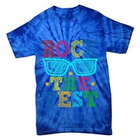 Rock The Test Testing Day Teacher Tie-Dye T-Shirt