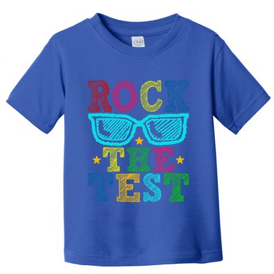 Rock The Test Testing Day Teacher Toddler T-Shirt