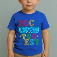 Rock The Test Testing Day Teacher Toddler T-Shirt