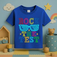 Rock The Test Testing Day Teacher Toddler T-Shirt
