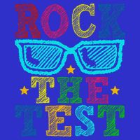 Rock The Test Testing Day Teacher Visor