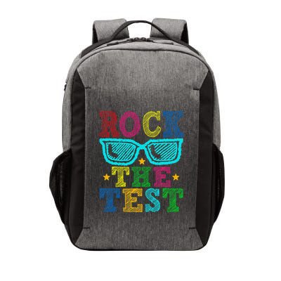 Rock The Test Testing Day Teacher Vector Backpack