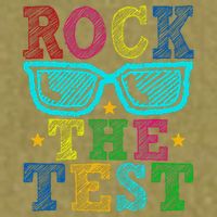 Rock The Test Testing Day Teacher Garment-Dyed Women's Muscle Tee