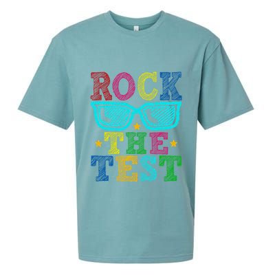 Rock The Test Testing Day Teacher Sueded Cloud Jersey T-Shirt