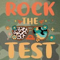 Rock The Test Dont Stress Testing Day Teachers Students Legacy Tie Dye Trucker Hat