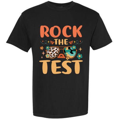 Rock The Test Dont Stress Testing Day Teachers Students Garment-Dyed Heavyweight T-Shirt