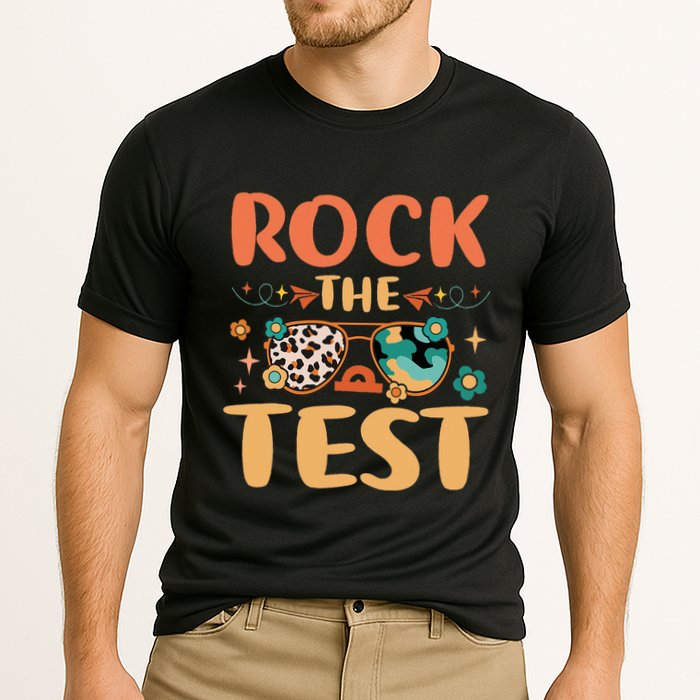 Rock The Test Dont Stress Testing Day Teachers Students Performance Shirt