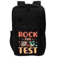 Rock The Test Dont Stress Testing Day Teachers Students Impact Tech Backpack