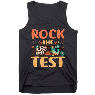 Rock The Test Dont Stress Testing Day Teachers Students Tank Top