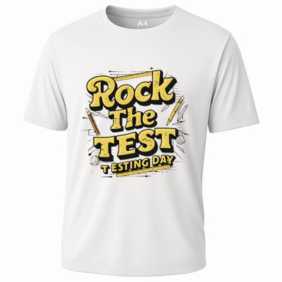 Rock The Test Retro Motivational Teacher Student Performance Shirt