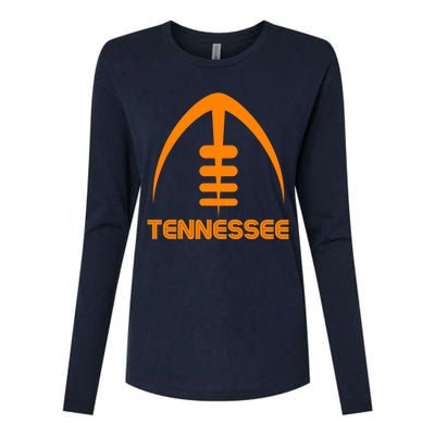 Retro Tennessee TN Orange Vintage Design Classic Tennessee Womens Cotton Relaxed Long Sleeve T-Shirt