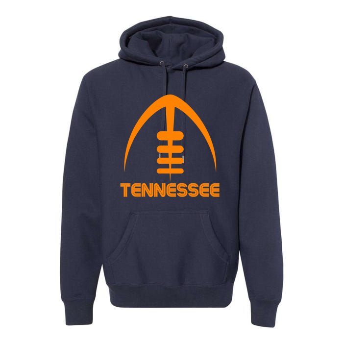 Retro Tennessee TN Orange Vintage Design Classic Tennessee Premium Hoodie