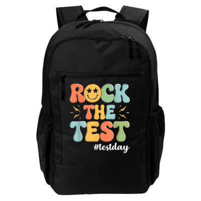 Rock The Test Testing Day Staar Motivational Teacher Testing Daily Commute Backpack