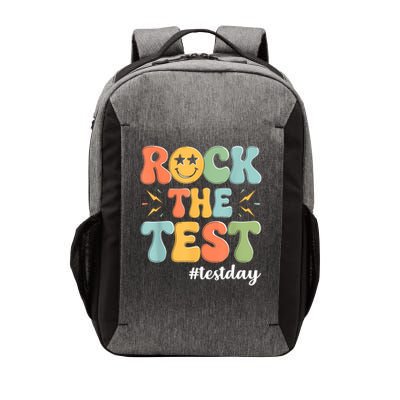 Rock The Test Testing Day Staar Motivational Teacher Testing Vector Backpack