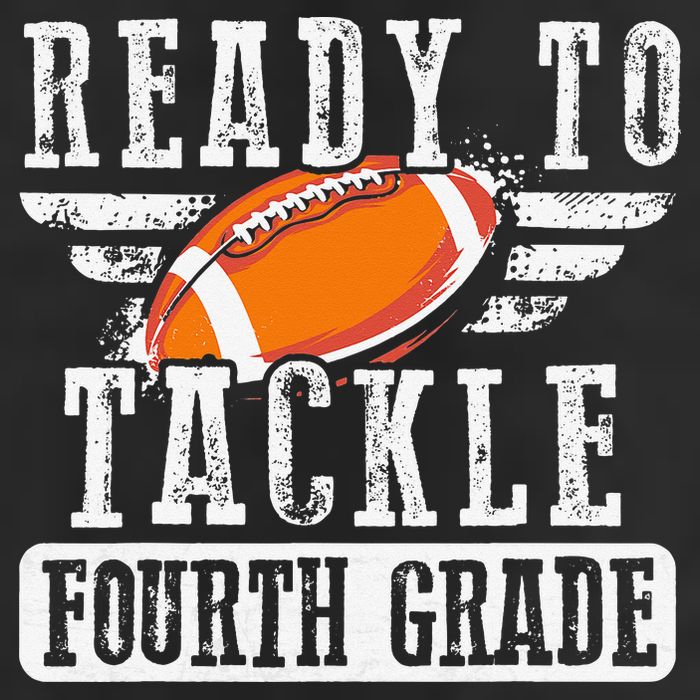 Ready To Tackle Fourth Grade Football Ball Back To School Adult Drive Performance Visor