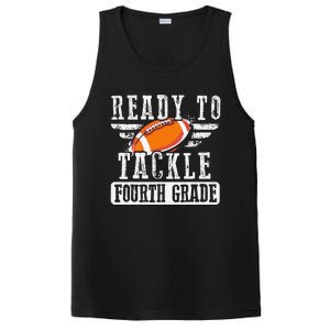 Ready To Tackle Fourth Grade Football Ball Back To School PosiCharge Competitor Tank