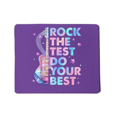 Rock The Test Do Your Best Testing Day Teachers Students Mousepad
