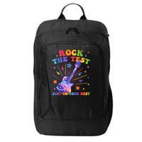 Rock The Test Testing Day Teacher Student Just Do Your Best City Backpack