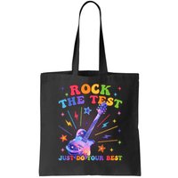 Rock The Test Testing Day Teacher Student Just Do Your Best Bag