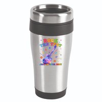 Rock The Test Testing Day Teacher Student Just Do Your Best 16oz Travel Tumbler