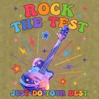 Rock The Test Testing Day Teacher Student Just Do Your Best Garment-Dyed Women's Muscle Tee