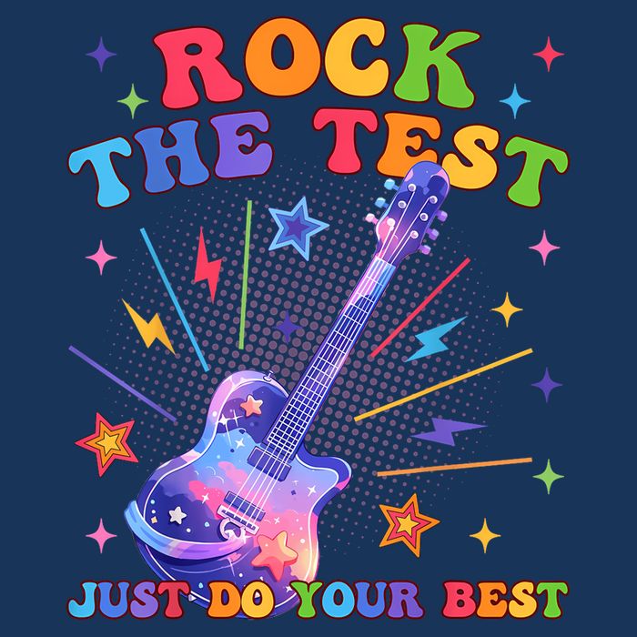 Rock The Test Testing Day Teacher Student Just Do Your Best Infant Baby Jersey Bodysuit